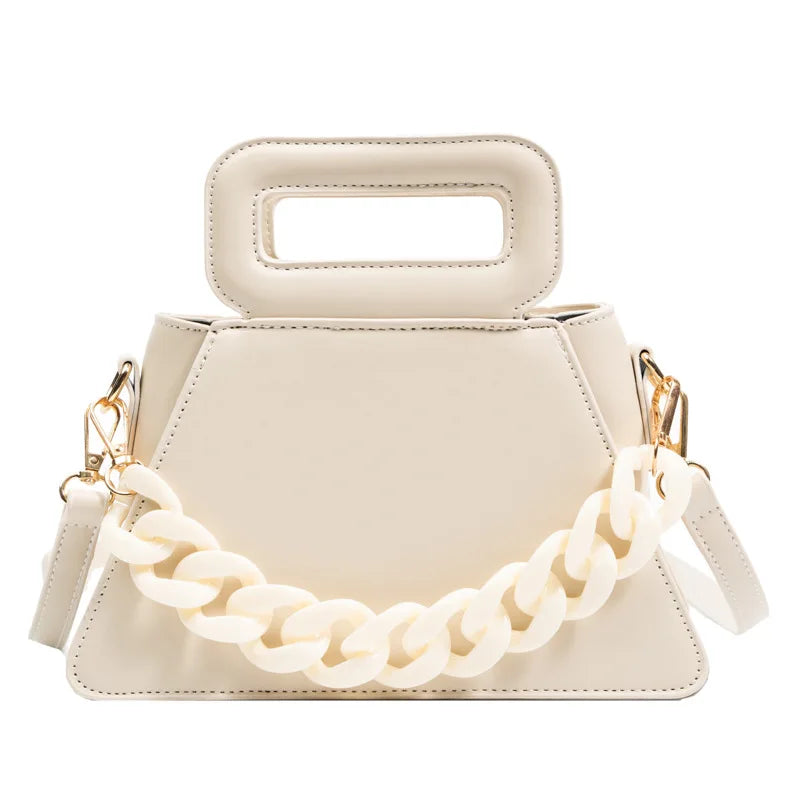 Stereotype Shoulder Bag Rectangle Handle Lady Crossbody Purses