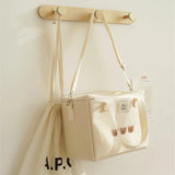 Ins Bear Lunch Bag Canvas Large Capacity WY388