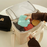 Ins Bear Lunch Bag Canvas Large Capacity WY388