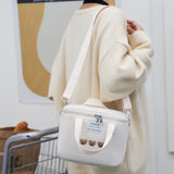 Ins Bear Lunch Bag Canvas Large Capacity WY388
