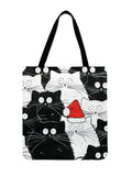 Ins And Cat Printed Tote Bag For Women