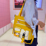 Large Capacity Messenger Bag Harajuku Wild College Student Bag