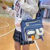 Large Capacity Messenger Bag Harajuku Wild College Student Bag