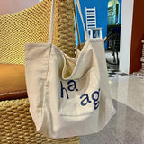 Canvas Bag Women's Large Capacity Shoulder Bag Casual Tote Bag