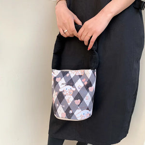 Simply Handbags Bucket Bag Woman's Canvas Small Tote Bags