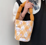 Simply Handbags Bucket Bag Woman's Canvas Small Tote Bags