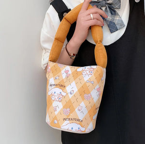 Simply Handbags Bucket Bag Woman's Canvas Small Tote Bags