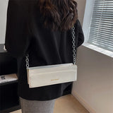 Small Square Bag Wide Strap Women's Shoulder Bags Lady Handbag Purse