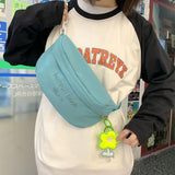 Japanese Ins Large-capacity Chest Bag for Girls