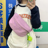 Japanese Ins Large-capacity Chest Bag for Girls
