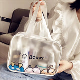 Waterproof Transparent Tote Bag for Makeup Travel
