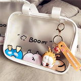 Waterproof Transparent Tote Bag for Makeup Travel