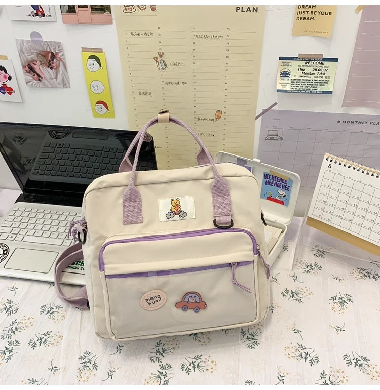 Japanese Canvas Messenger Bag Harajuku Ulzzang Student Shoulder Bag