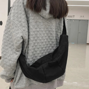 Japanese Wild Canvas Bag Harajuku Large-capacity Shoulder Bag