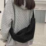 Japanese Wild Canvas Bag Harajuku Large-capacity Shoulder Bag