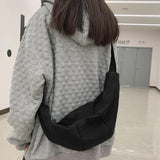 Japanese Wild Canvas Bag Harajuku Large-capacity Shoulder Bag