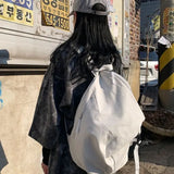 Ins College Students Backpacks Large Capacity Canvas Bag