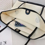 Large Capacity Shoulder Bag Women Canvas Totes All-match Storage Pouch