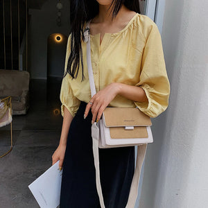 Retro Pattern Crossbody Bag for Women