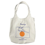Ins Fruit Orange Canvas Bag Literary Women's Canvas Bag Vest Style