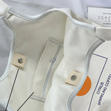 Ins Fruit Orange Canvas Bag Literary Women's Canvas Bag Vest Style