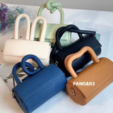 Deformed Handle Handbags Creative Cylinder Shoulder Bag