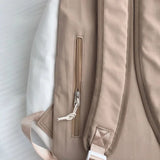 Ins Student Backpacks Patchwork Large Capacity Waterproof Bag