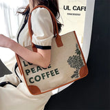 Canvas Tote Bag Women Handbags Shoulder Bag Underarm Capacity