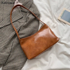 Stylish Women Shoulder Bag Retro Handbag French Multi-function Portable