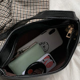 Stylish Women Shoulder Bag Retro Handbag French Multi-function Portable