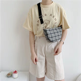 Summer Women's Canvas Shoulder Bag Dumplings Handbags