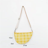 Summer Women's Canvas Shoulder Bag Dumplings Handbags
