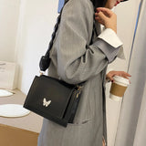 Vintage Shoulder Bag Women Cozy Square Underarm PU Leather Cross Body