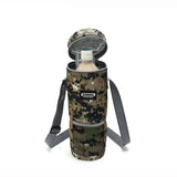 Insulated Bottle Bag Zip Up Ice Wine Cooler Shoulder Strap