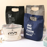 Insulated Heat Lunch Bags Thermal Women Picnic Bento Box Boys Thermo Pouch