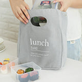 Insulated Heat Lunch Bags Thermal Women Picnic Bento Box Boys Thermo Pouch