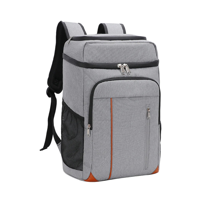 Insulated Lunch Bag Adjustable Shoulder Straps Anti-scratch Outdoor Backpack