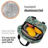 Insulated Lunch Bag Thermal Wave Tote Cooler Picnic Food Box Bag