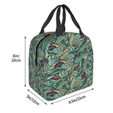 Insulated Lunch Bag Thermal Wave Tote Cooler Picnic Food Box Bag
