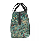 Insulated Lunch Bag Thermal Wave Tote Cooler Picnic Food Box Bag