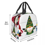 Insulated Lunch Bag Thermal Gnomes Tote Bags Cooler Picnic Food Lunch Box