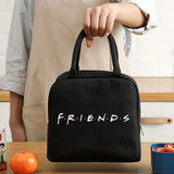 Insulated Lunch Bag Zipper Cooler Tote Thermal Bag Lunch Box Canvas Food Picnic