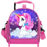 Girls Insulated Lunch Bag Thermal Reusable Tote Daycare Cooler School Snacks