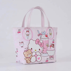 Insulated Lunch Box Bag Waterproof Handbag Lunch Bag Female
