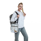 Insulated Lunch Box Deer Forest Cooler Bag Leak-proof Lunch Tote Wine Bag