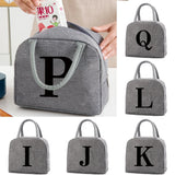 Insulated Lunch Dinner Bag Canvas School Picnic Food Camping Travel Cooler B