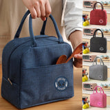 Insulated Thermal Lunch Bag Eco Handbags Organizer Food Picnic Packet