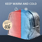 Insulated Thermal Lunch Bag Eco Handbags Organizer Food Picnic Packet