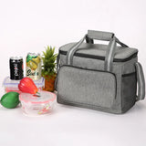 Insulated Lunch Bag Cooler Bag Thermal Portable Lunch Box Ice Pack Tote Food Pic