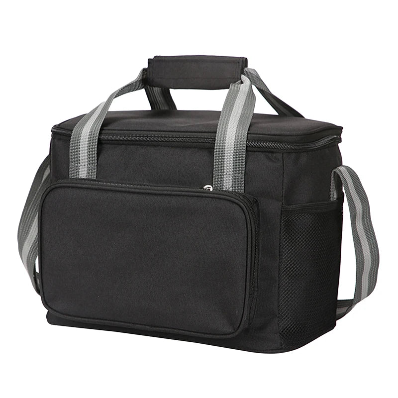 Insulated Lunch Bag Cooler Bag Thermal Portable Lunch Box Ice Pack Tote Food Pic
